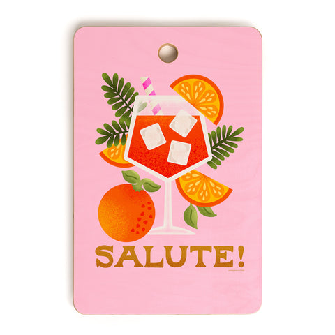 Jessica Molina Orange Spritz Cutting Board Rectangle