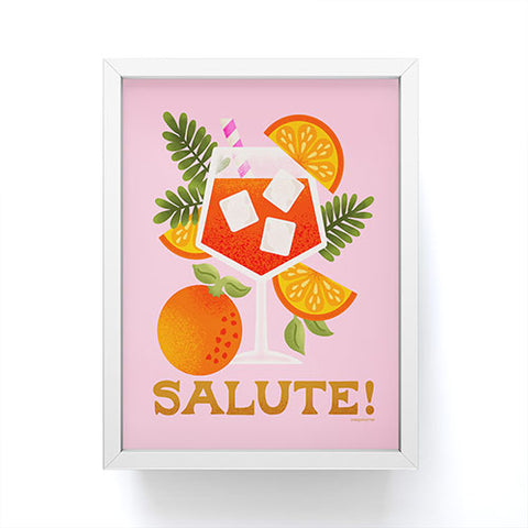 Jessica Molina Orange Spritz Framed Mini Art Print