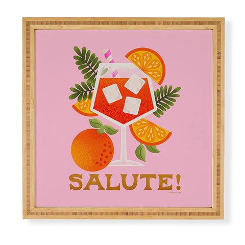 Jessica Molina Orange Spritz Framed Wall Art