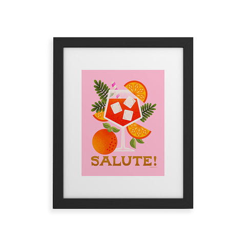 Jessica Molina Orange Spritz Framed Art Print