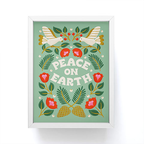 Jessica Molina Peace on Earth I Framed Mini Art Print