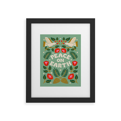 Jessica Molina Peace on Earth I Framed Art Print