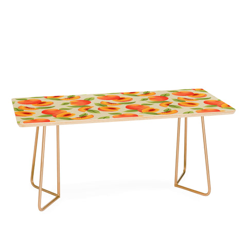Jessica Molina Peach Pattern Coffee Table