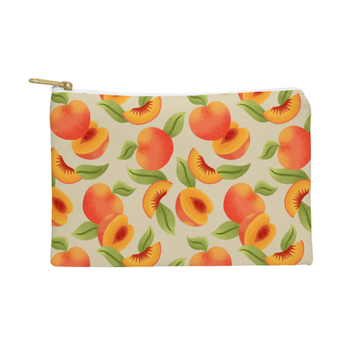 Jessica Molina Peach Pattern Pouch
