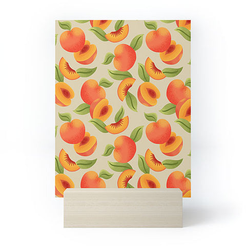 Jessica Molina Peach Pattern Mini Art Print