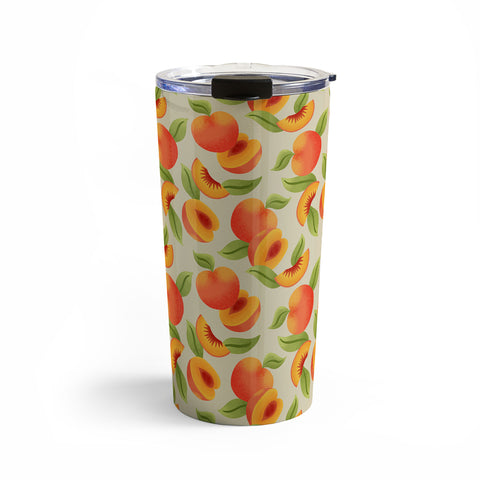 Jessica Molina Peach Pattern Travel Mug