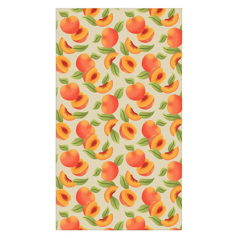 Jessica Molina Peach Pattern Tablecloth