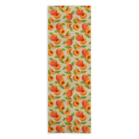 Jessica Molina Peach Pattern Yoga Towel