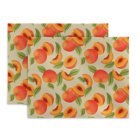 Jessica Molina Peach Pattern Placemat