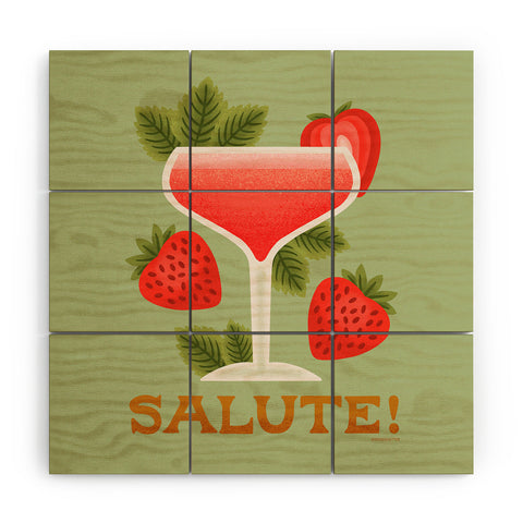 Jessica Molina Rossini Wood Wall Mural