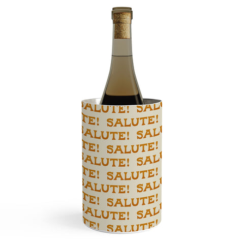 Jessica Molina Salute Gold Pattern on Cream Wine Chiller