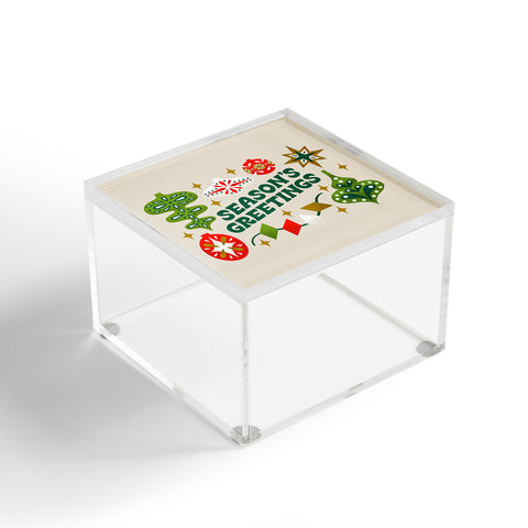 Jessica Molina Seasons Greetings Vintage Ornaments Acrylic Box