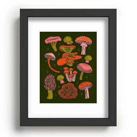 Jessica Molina Texas Mushrooms Bright Multi Recessed Framing Rectangle