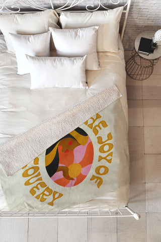 Jessica Molina The Joy of Discovery Fleece Throw Blanket