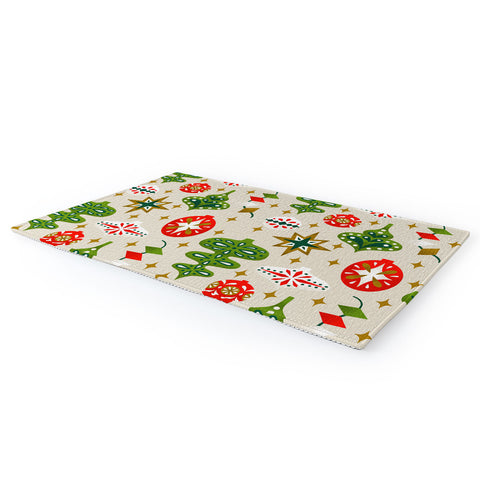 Jessica Molina Vintage Christmas Ornaments Area Rug