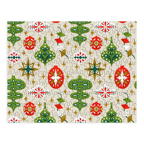 Jessica Molina Vintage Christmas Ornaments Puzzle