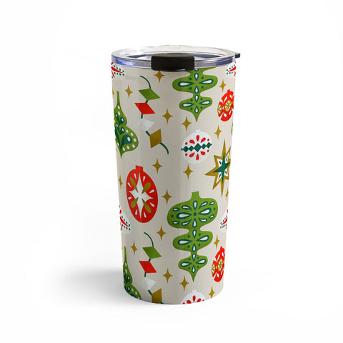 Jessica Molina Vintage Christmas Ornaments Travel Mug