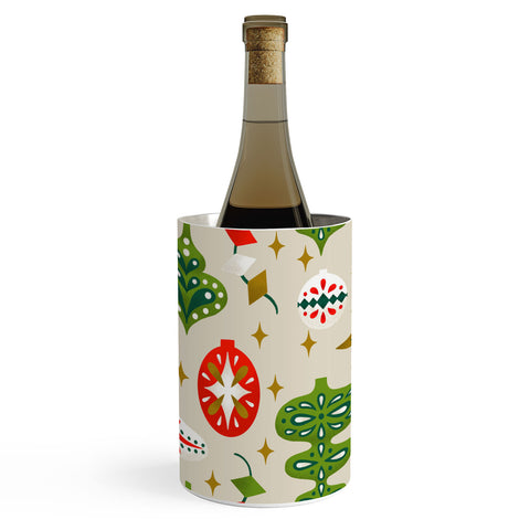 Jessica Molina Vintage Christmas Ornaments Wine Chiller