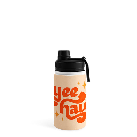 Jessica Molina Yee Haw Orange on Cream Water Bottle