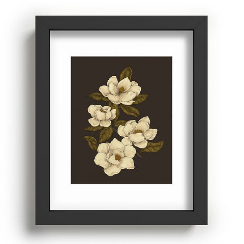 Jessica Roux Magnolias 2 Recessed Framing Rectangle
