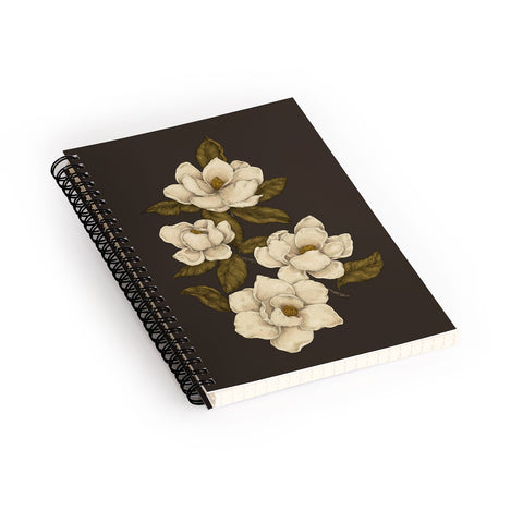 Jessica Roux Magnolias 2 Spiral Notebook