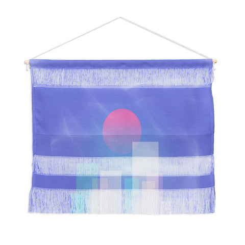 Jimmy Tan Abstract geometric pixel city Wall Hanging Landscape