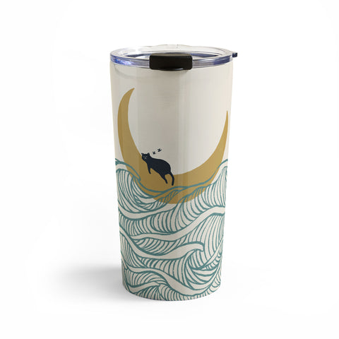 Jimmy Tan Good Night Meow 1 Travel Mug