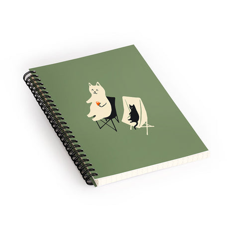 Jimmy Tan Happy go Lucky Cat Spiral Notebook