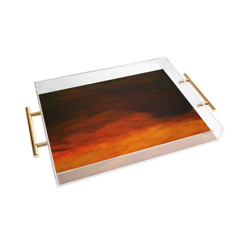John Turner Jr Abstract Sun Acrylic Tray