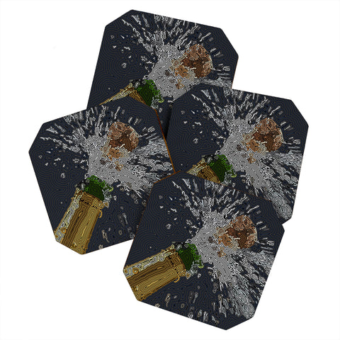 John Turner Jr Champagne B Coaster Set