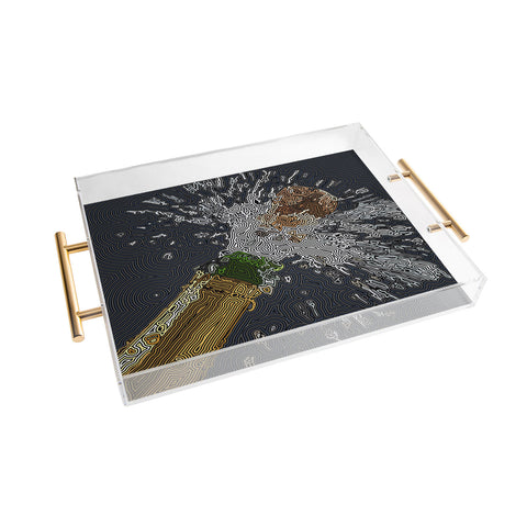 John Turner Jr Champagne B Acrylic Tray