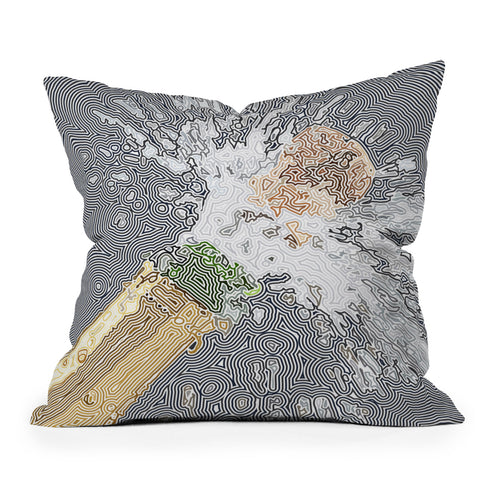 John Turner Jr Champagne W Outdoor Throw Pillow