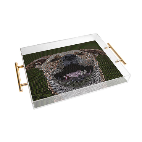 John Turner Jr Dog 1 B Acrylic Tray