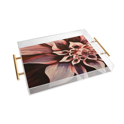 John Turner Jr Flower Acrylic Tray