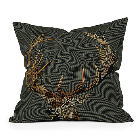 John Turner Jr Inconspicuous B Outdoor Throw Pillow