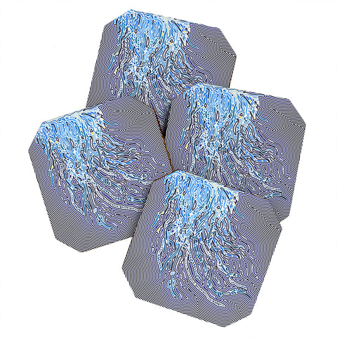 John Turner Jr Jellyfish W Coaster Set