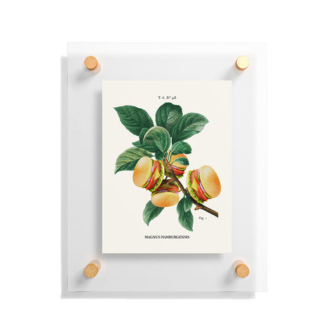 Jonas Loose BURGER PLANT Floating Acrylic Print
