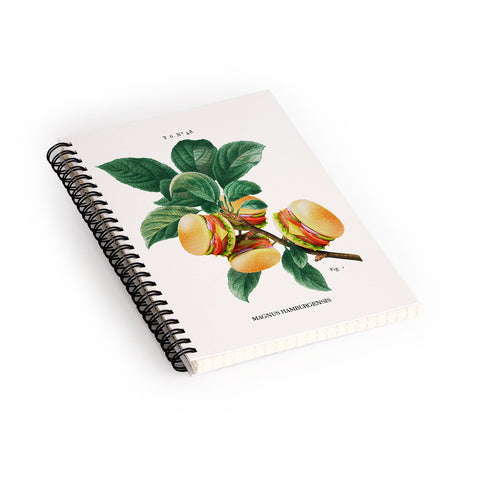 Jonas Loose BURGER PLANT Spiral Notebook