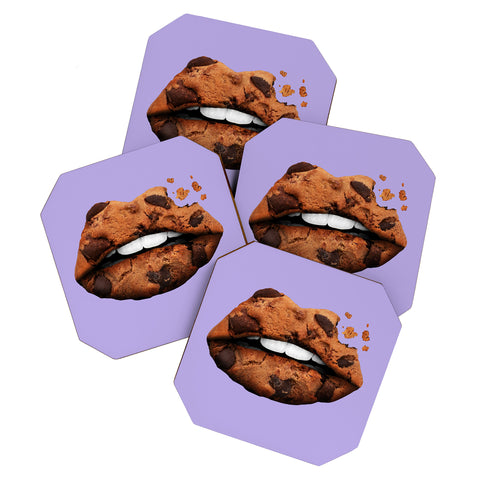 Jonas Loose Cookie Lips Coaster Set