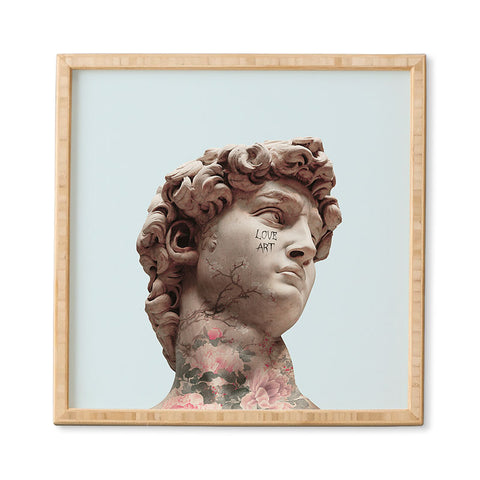 Jonas Loose DAVID LOVES ART Framed Wall Art