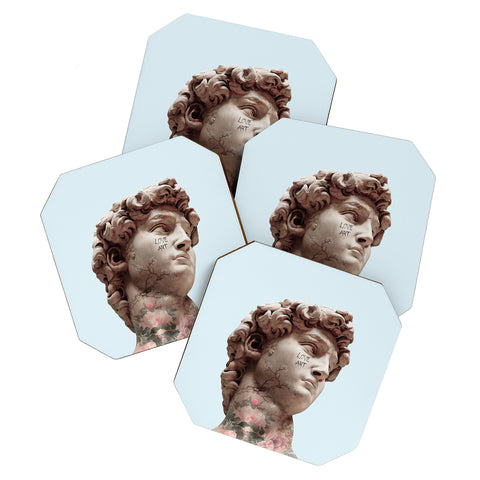 Jonas Loose DAVID LOVES ART Coaster Set