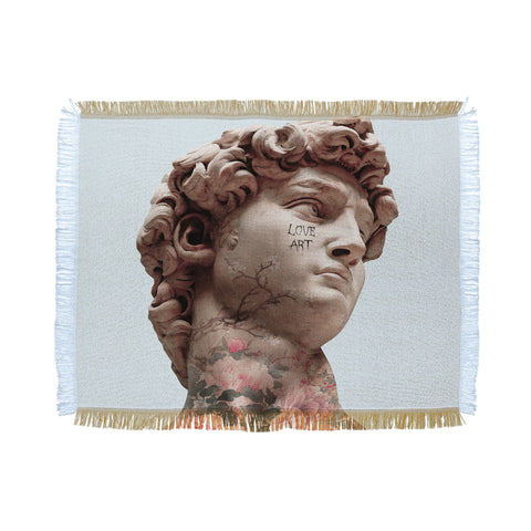 Jonas Loose DAVID LOVES ART Throw Blanket