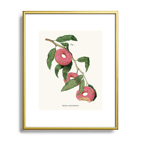 Jonas Loose Donut Plant Metal Framed Art Print