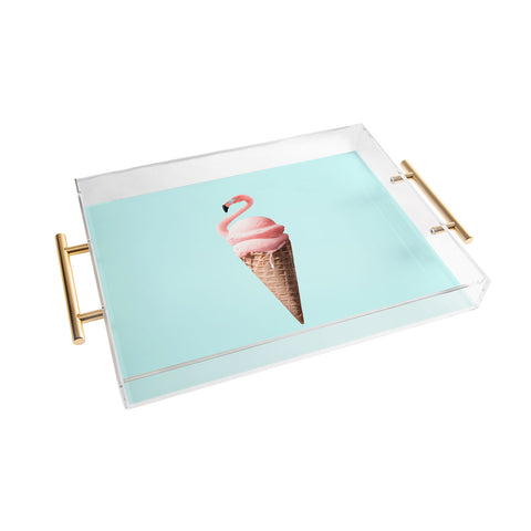 Jonas Loose Flamingo Cone Acrylic Tray