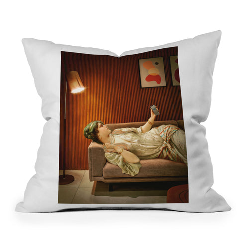 Jonas Loose Text Me Throw Pillow