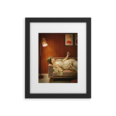 Jonas Loose Text Me Framed Art Print