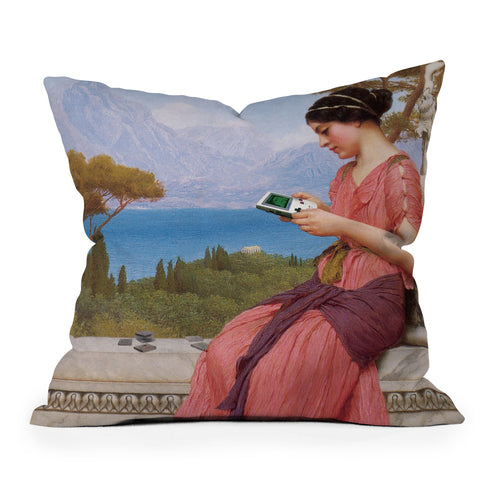 Jonas Loose The Game Of Love Outdoor Throw Pillow