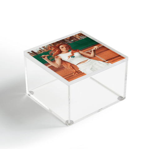 Jonas Loose VENUS PLAYING TENNIS Acrylic Box