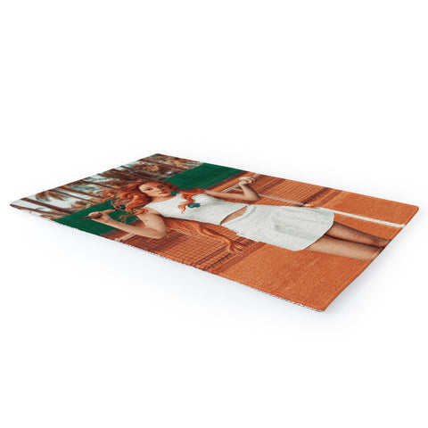 Jonas Loose VENUS PLAYING TENNIS Area Rug