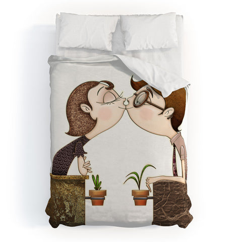 Jose Luis Guerrero Beso Duvet Cover